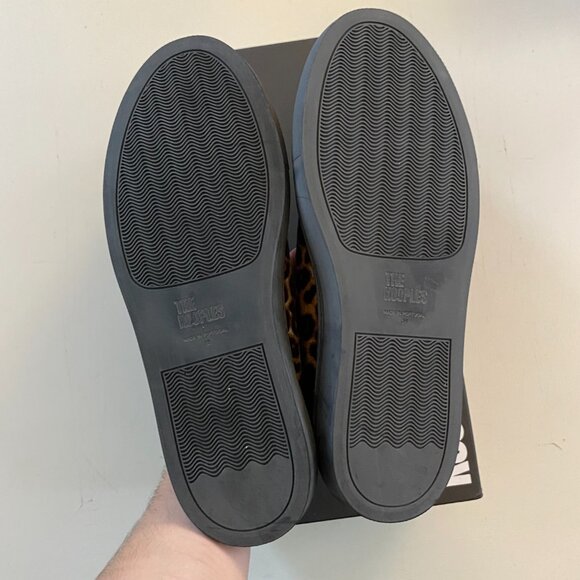 NIB NEW The Kooples Leo Poulain Leather Animal Print Sneaker 38 - Picture 5 of 6